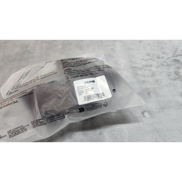 SKIMS Medium Currant Cotton Rib Mid Rise Brief NWT - Picture 3 of 7